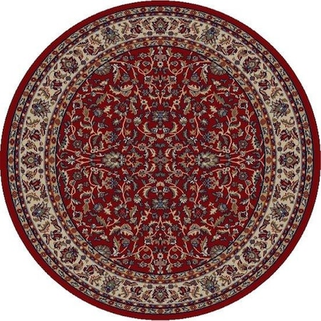 Homeric 9 ft. 3 in. x 12 ft. 6 in. Jewel Kashan Red HO216880